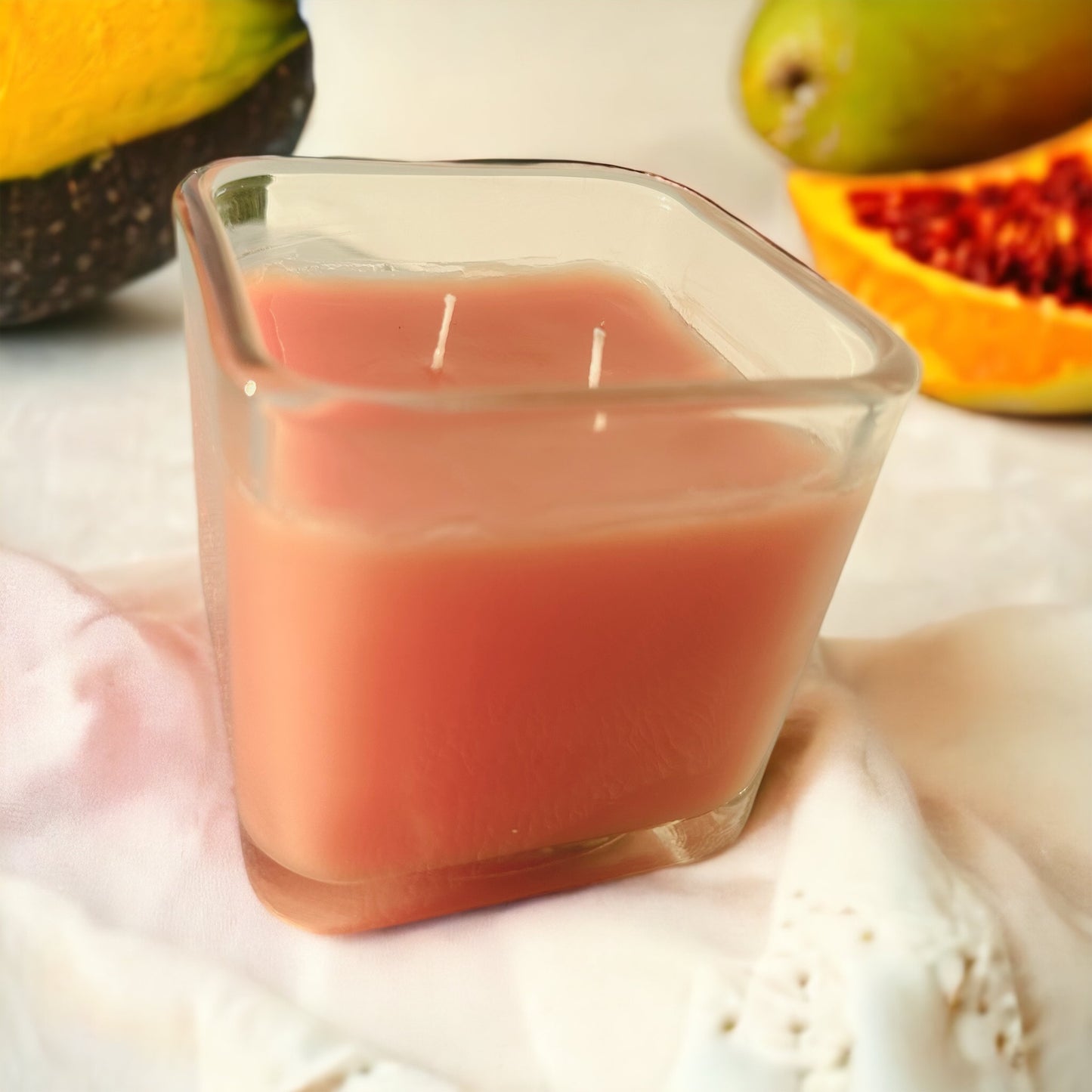 Mango Papaya Triple Scented Candle