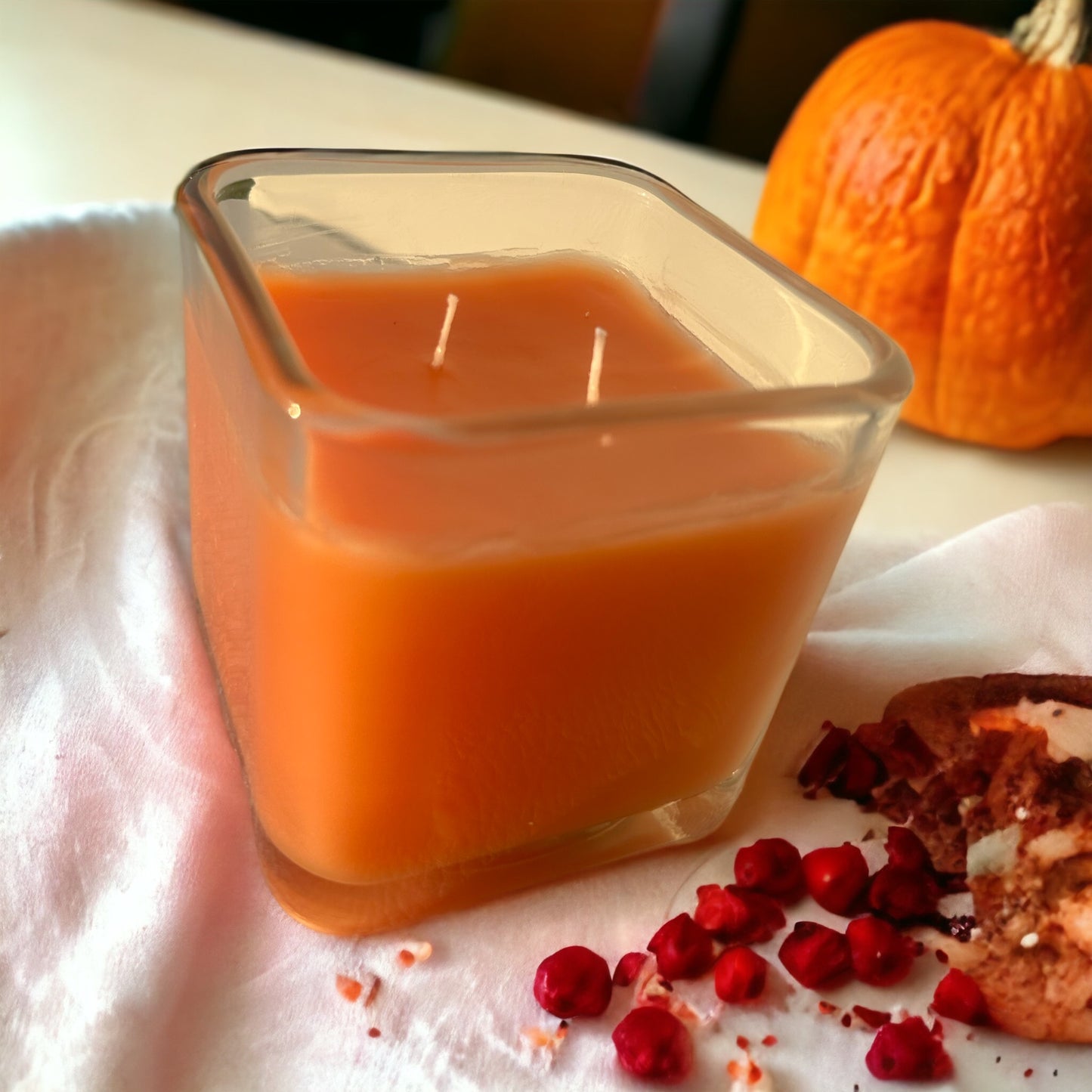Spiced Pumpkin Pie Triple Scented Candle