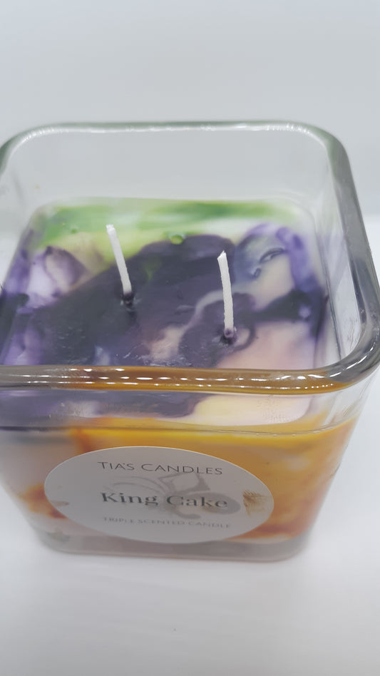 King Cake Triple Scented Candle
